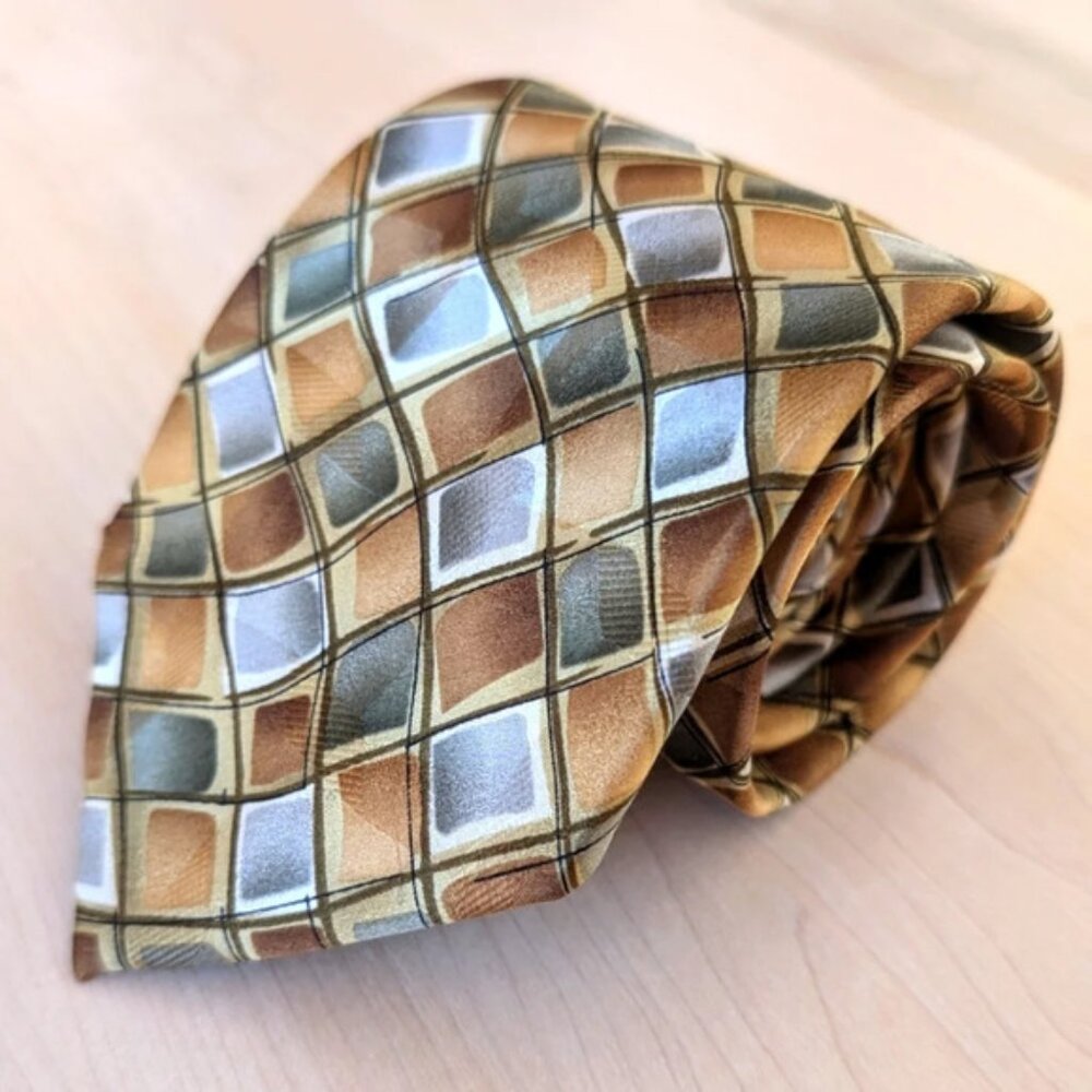 J GARCIA Robot Neurosis Silk Tie